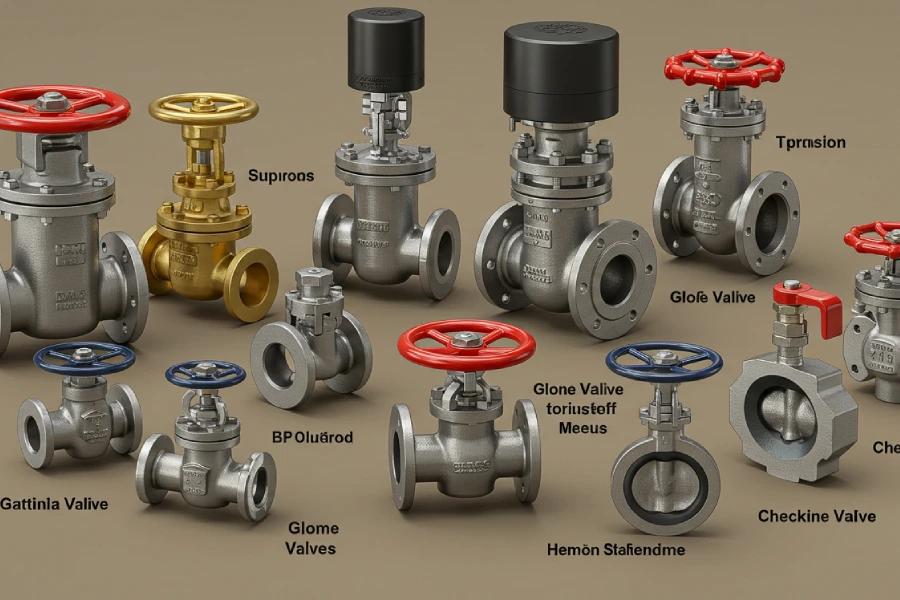 انواع شیرآلات صنعتی