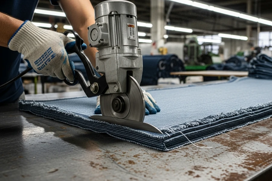 روش کار با قیچی برقی خیاطی 2 روش کار با قیچی برقی خیاطی