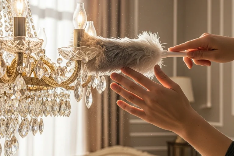 چگونه لوستر را تمیز کنیم؟