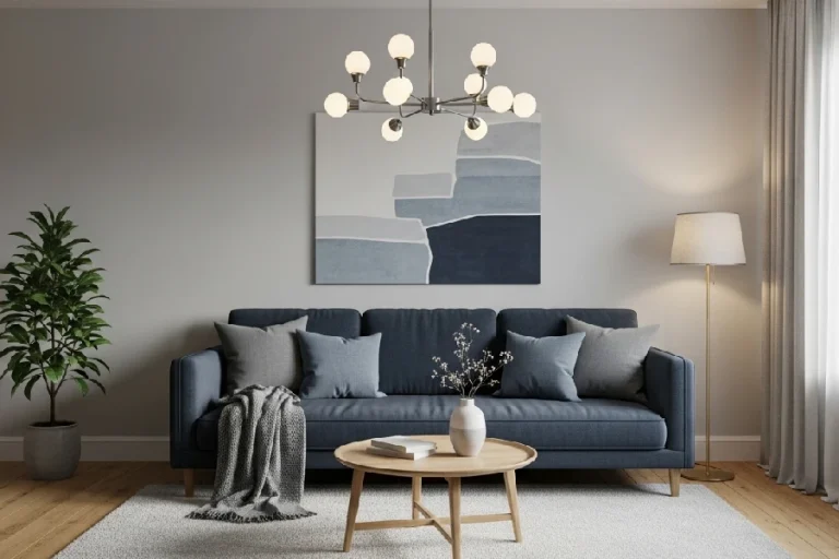 ست کردن لوستر با مبل راحتی