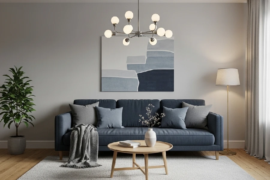 ست کردن لوستر با مبل راحتی