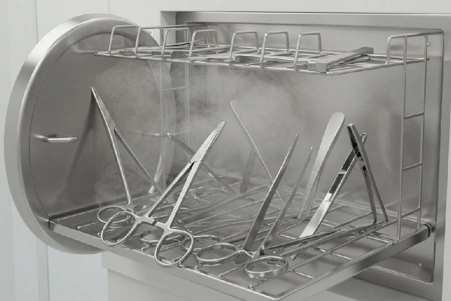 نحوه استریل وسایل جراحی