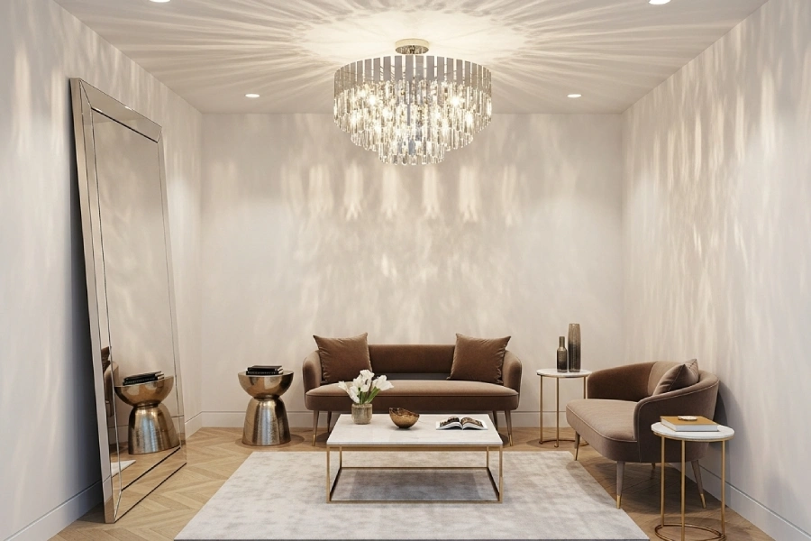 15 مدل جدید لوستر برای سقف کوتاه + نکات خرید 11 لوستر برای سقف کوتاه