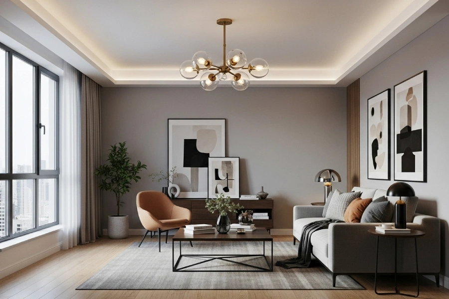 15 مدل جدید لوستر برای سقف کوتاه + نکات خرید 16 لوستر برای سقف کوتاه