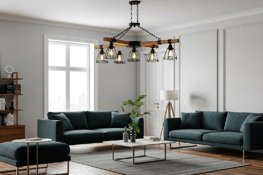 ست کردن لوستر با مبل راحتی