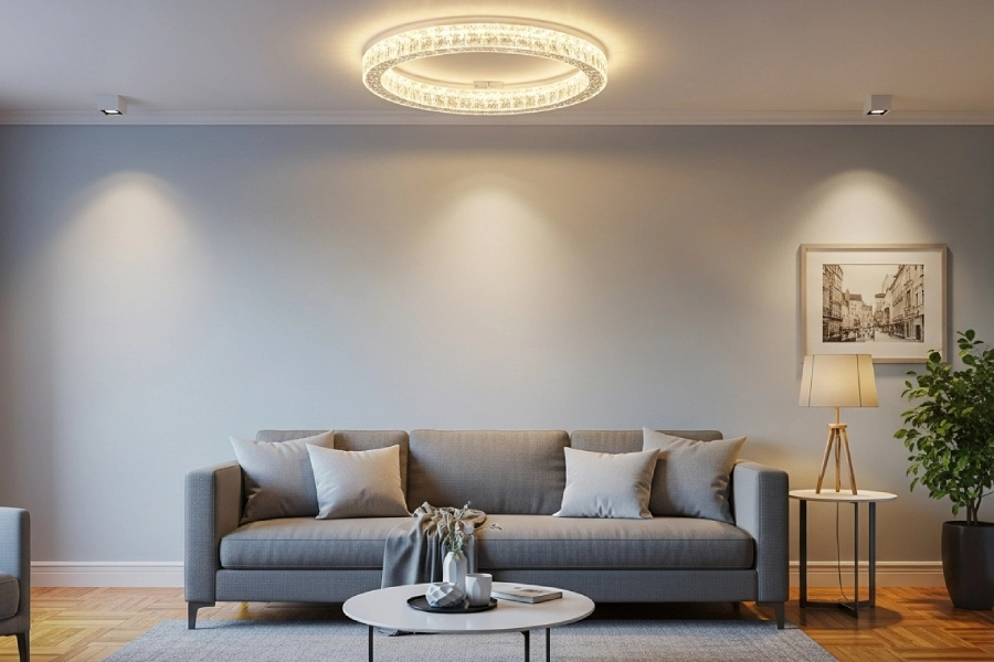 لوستر سقفی کریستال