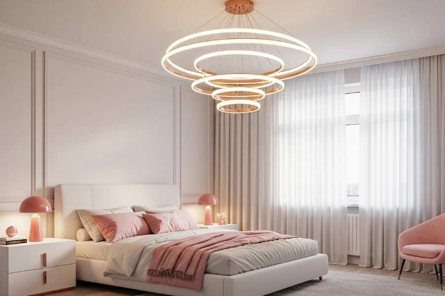 لوستر مدرن اتاق خواب