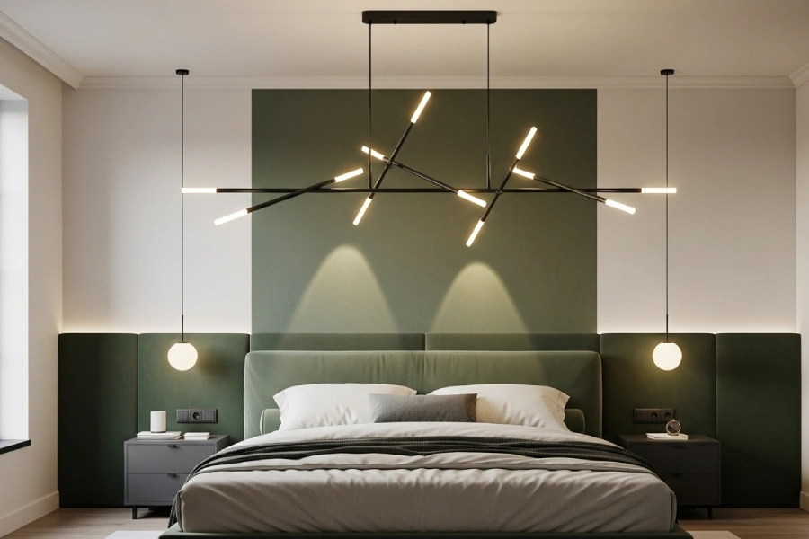 لوستر مدرن اتاق خواب