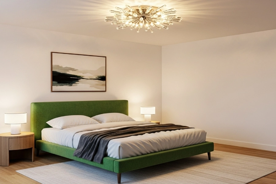 لوستر سقفی کریستال