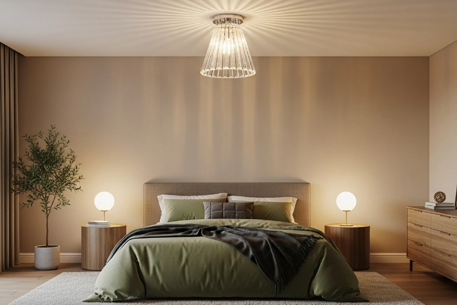 لوستر سقفی کریستال