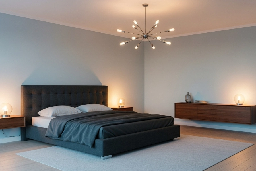 جدیدترین مدل های لوستر اتاق خواب مدرن 23 لوستر اتاق خواب مدرن