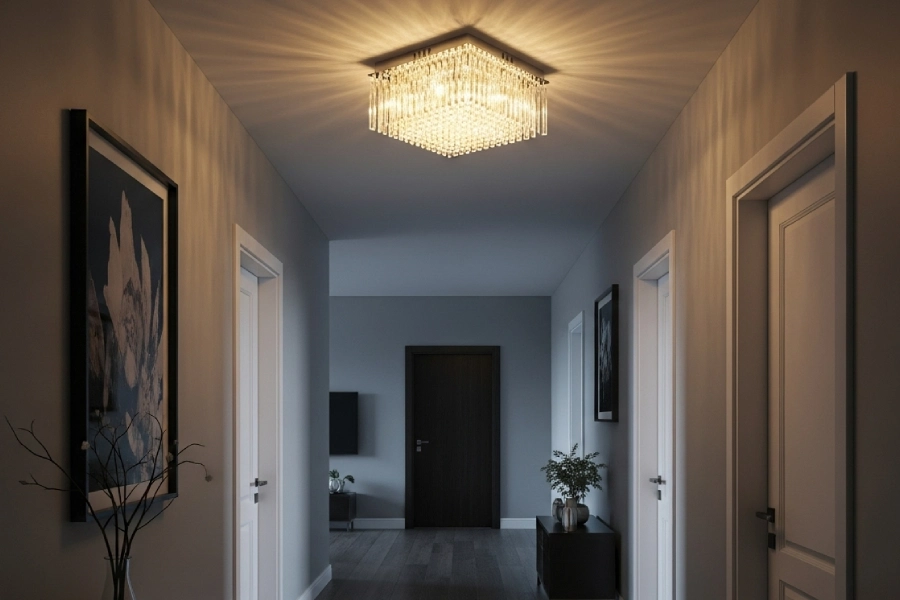 لوستر سقفی کریستال