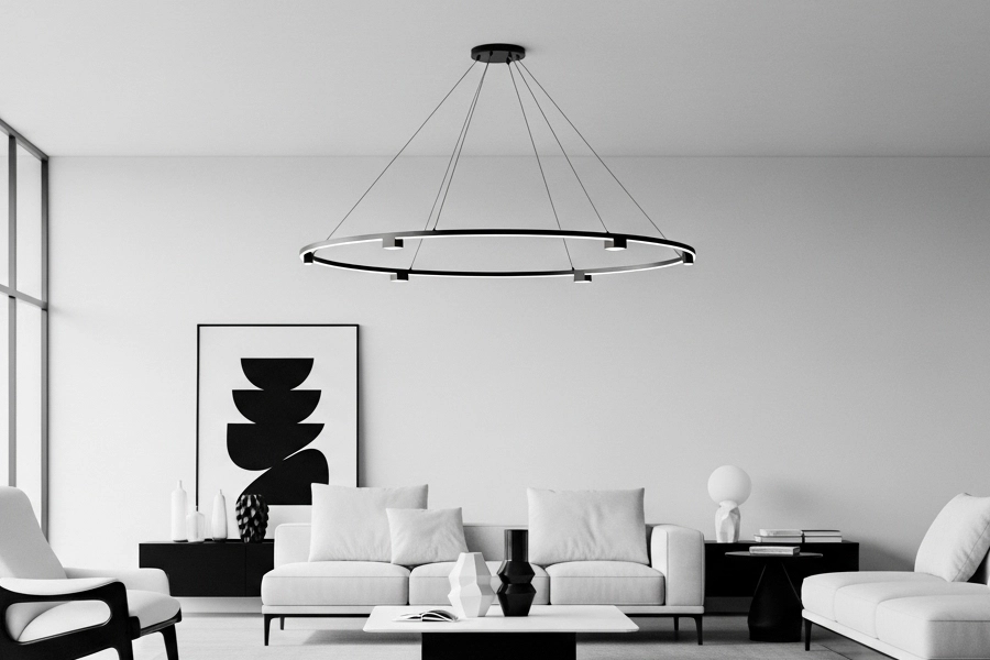 ست کردن لوستر با مبل راحتی