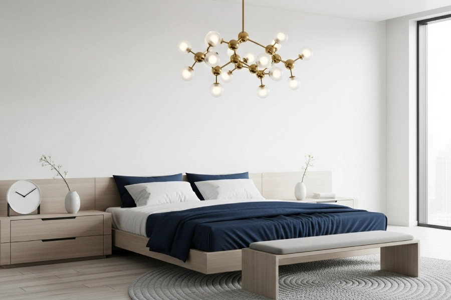 جدیدترین مدل های لوستر اتاق خواب مدرن 11 لوستر اتاق خواب مدرن