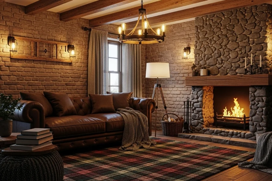 ست کردن لوستر با مبل راحتی