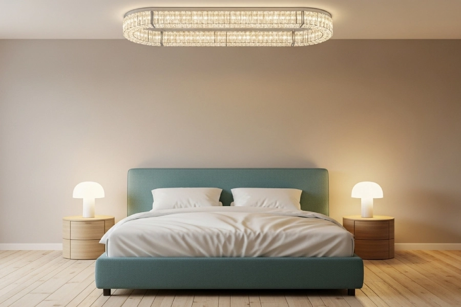 لوستر سقفی کریستال