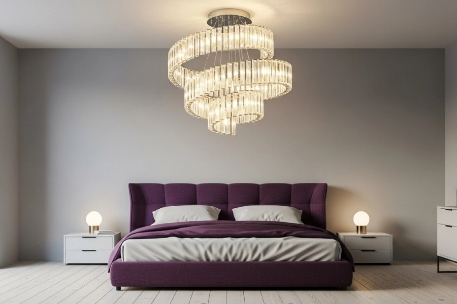 لوستر سقفی کریستال