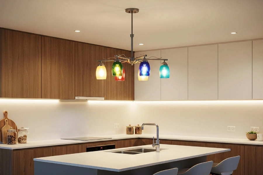 15 مدل لوستر آشپزخانه (جدیدترین لوستر آشپزخانه 1404) 16 جدیدترین لوستر آشپزخانه