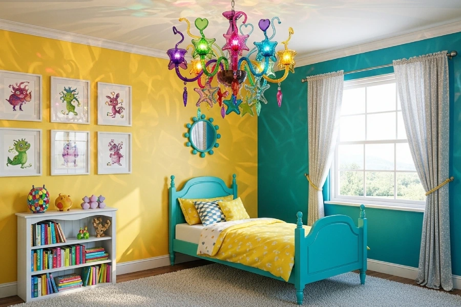 لوستر اتاق خواب دخترانه