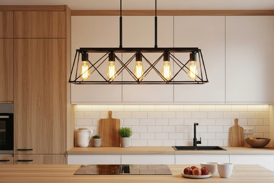 15 مدل لوستر آشپزخانه (جدیدترین لوستر آشپزخانه 1404) 13 جدیدترین لوستر آشپزخانه