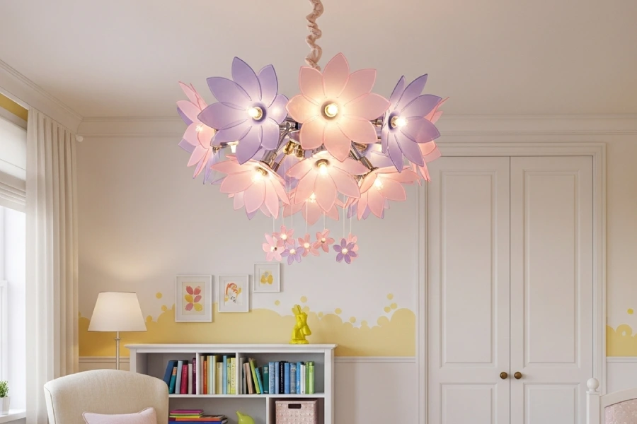 لوستر اتاق خواب دخترانه