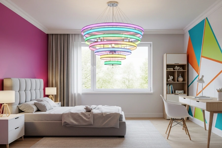 لوستر اتاق خواب دخترانه