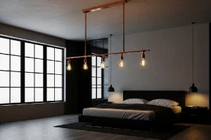 لوستر مدرن اتاق خواب