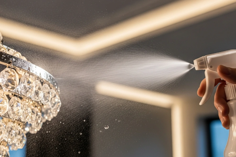 چگونه لوستر را تمیز کنیم؟ راحت ترین راه تمیزکردن لوستر 2 چگونه لوستر را تمیز کنیم؟